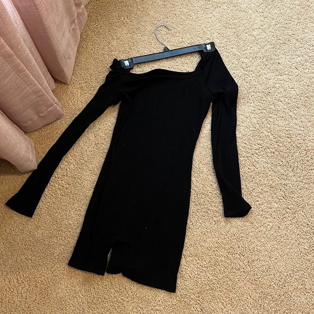 Black Long Sleeve Jumpsuit